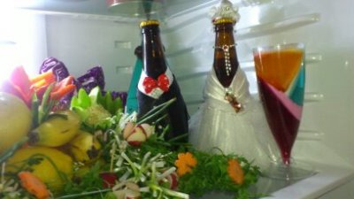 تزیینات یخچال عروس